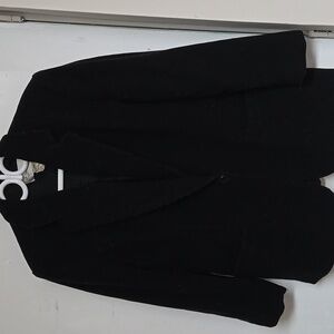 Nygard Collection winter jacket black wool/cashmere w/ pockets